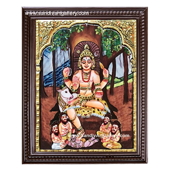 Dhakshinamoorthy Tanjore Painting