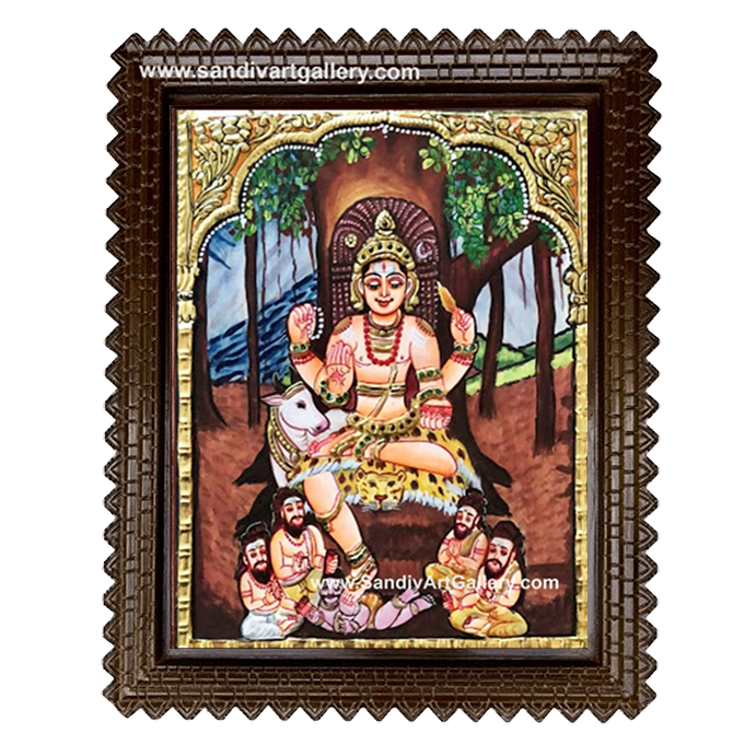 Dhakshinamoorthy Tanjore Painting