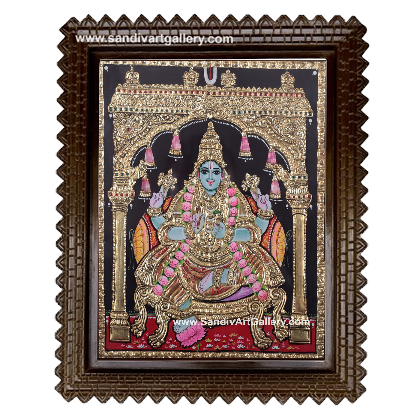 Dhanvanthri Tanjore Painting1