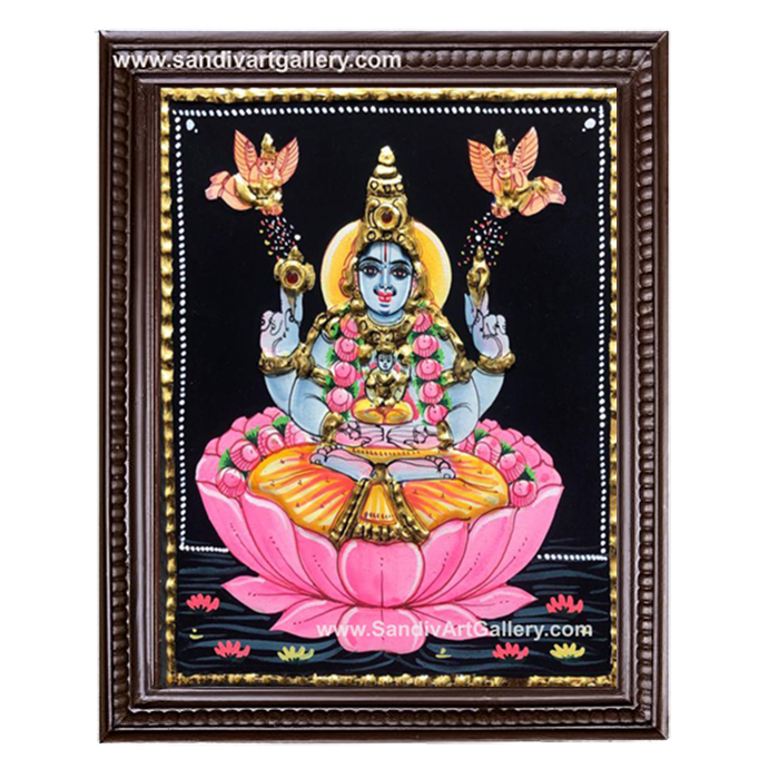 Dhanvanthri Small Size Tanjore Painting