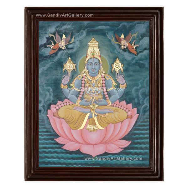 Authentic Dhanvantari Tanjore Art