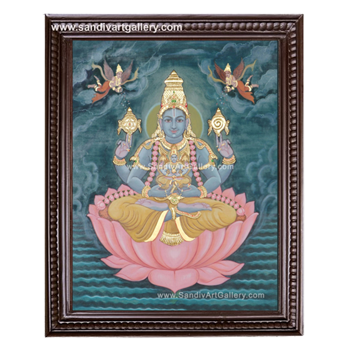Dhanvantari Narayan Tanjore Painting