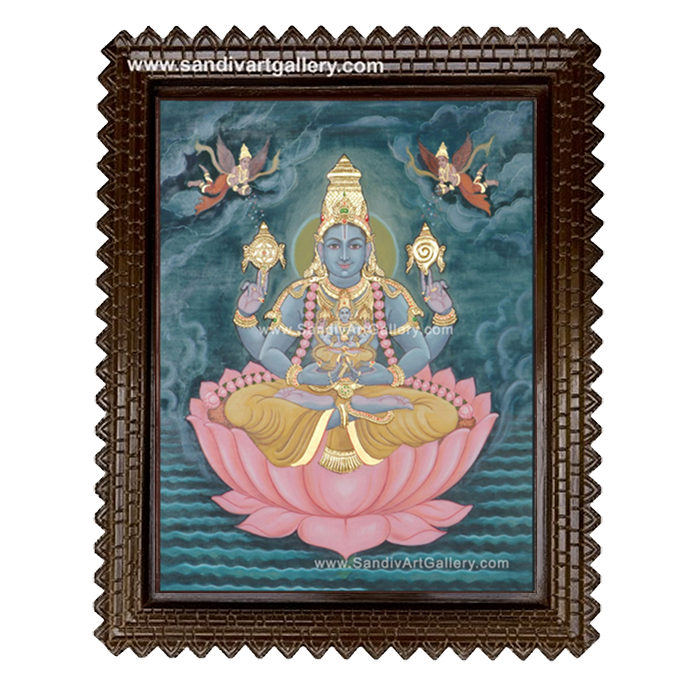 Dhanvantari Narayan Tanjore Painting