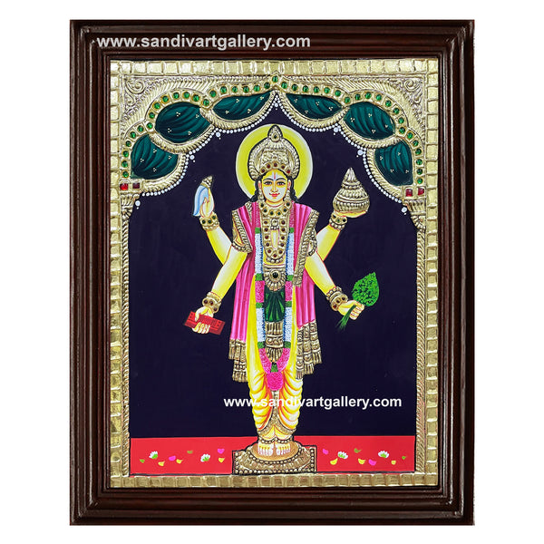 Dhanvantri Tanjore painting