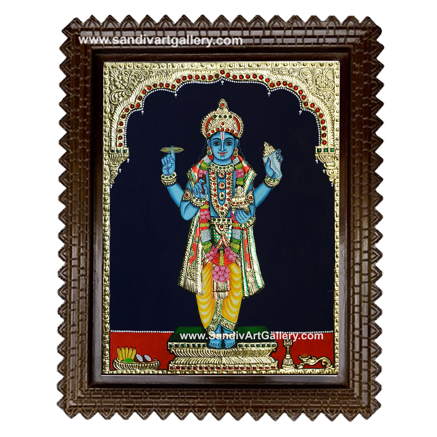 Dhanvantari Tanjore Painting3