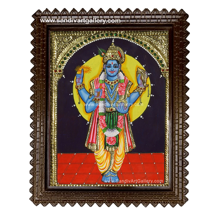 Dhanvanthri Tanjore Painting