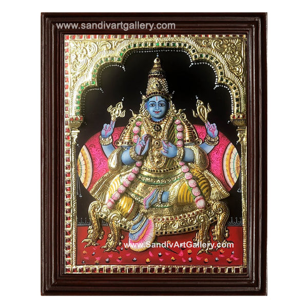 Dhanwantri 3D embossed Tanjore Painting