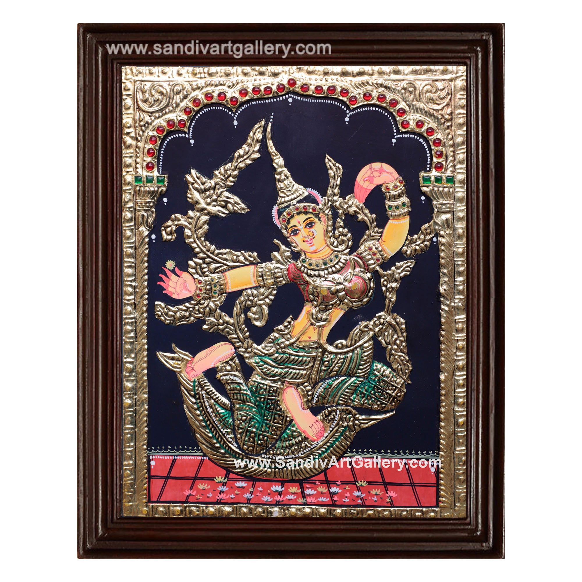 Indonesian Sita Tanjore Painting