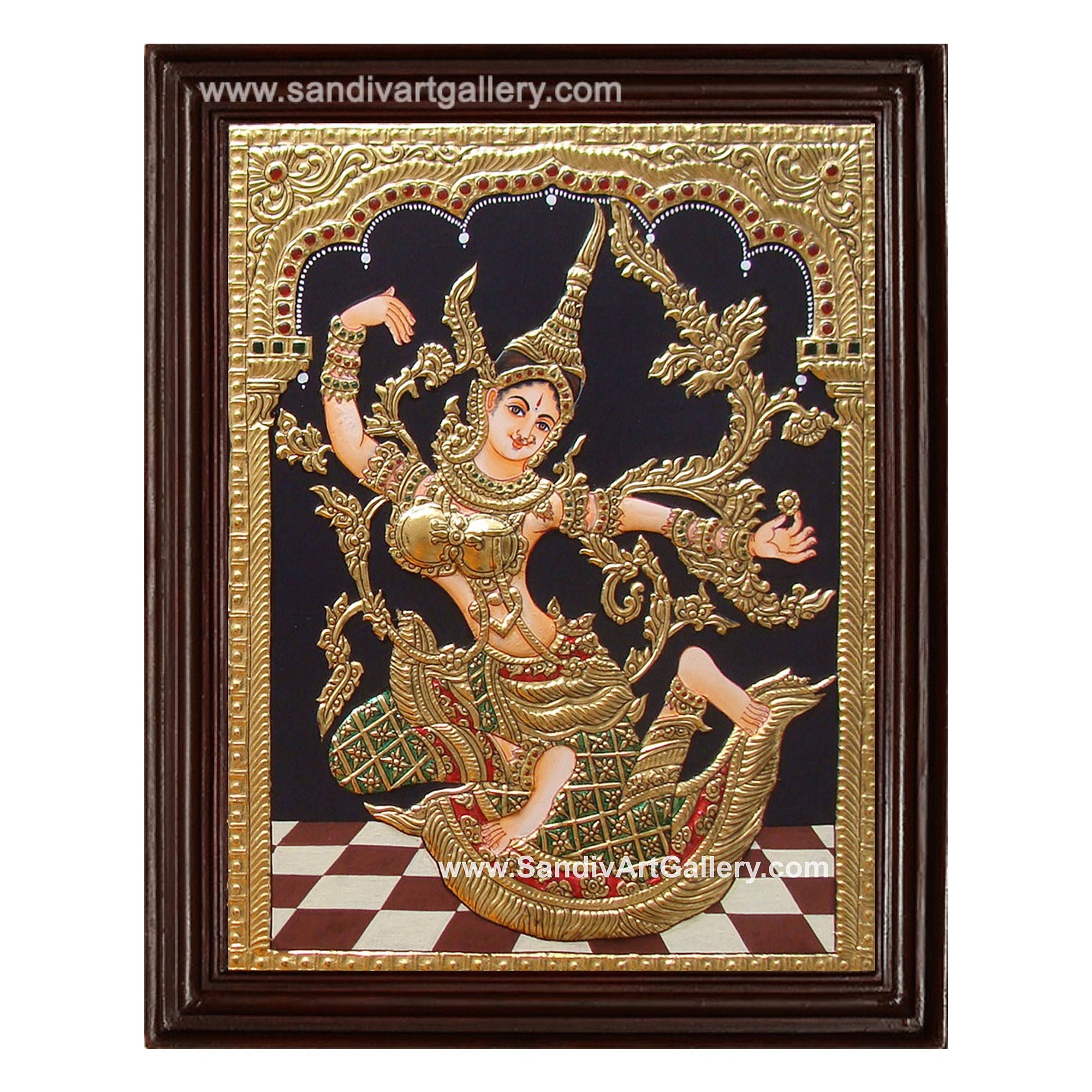 Indonesian Sita Tanjore Painting1