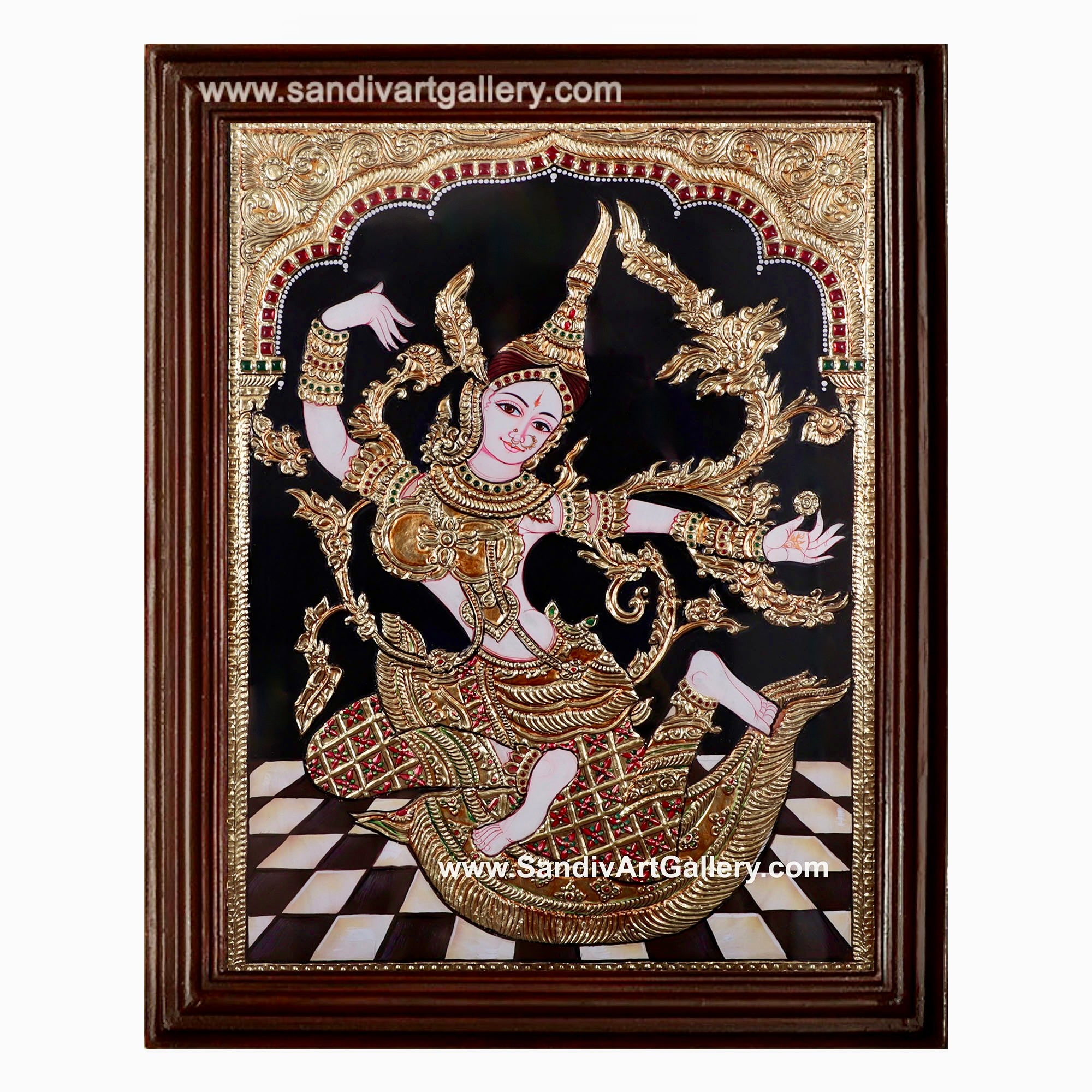 Indonesian Sita Tanjore Painting2