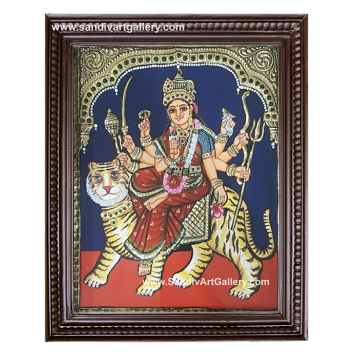 Maa Durga Tanjore Painting