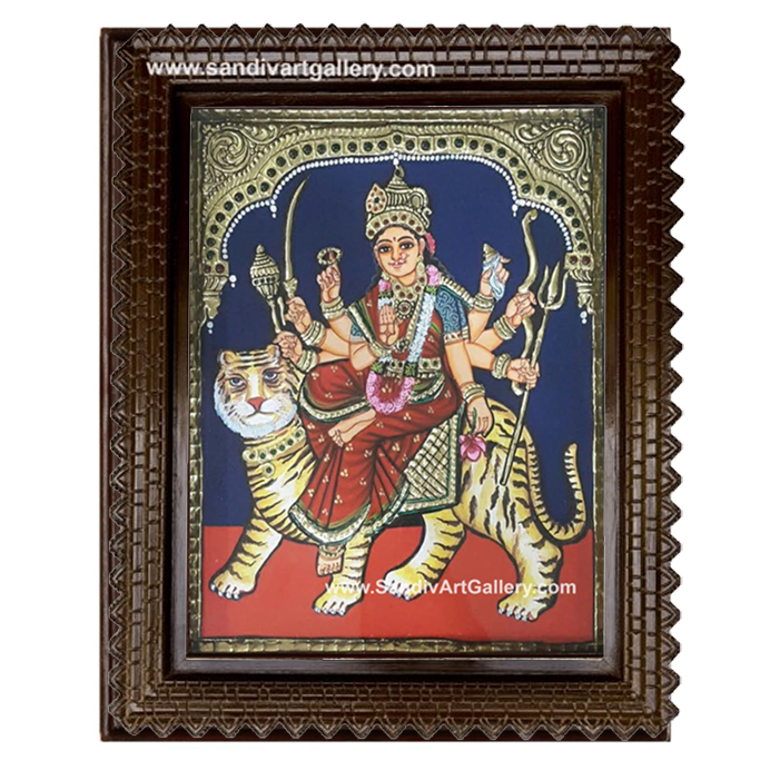Maa Durga Tanjore Painting
