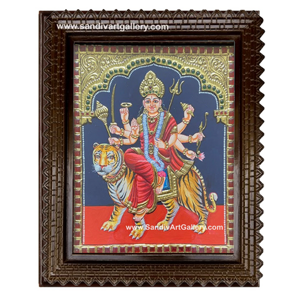 Durga Devi Tanjore Painting