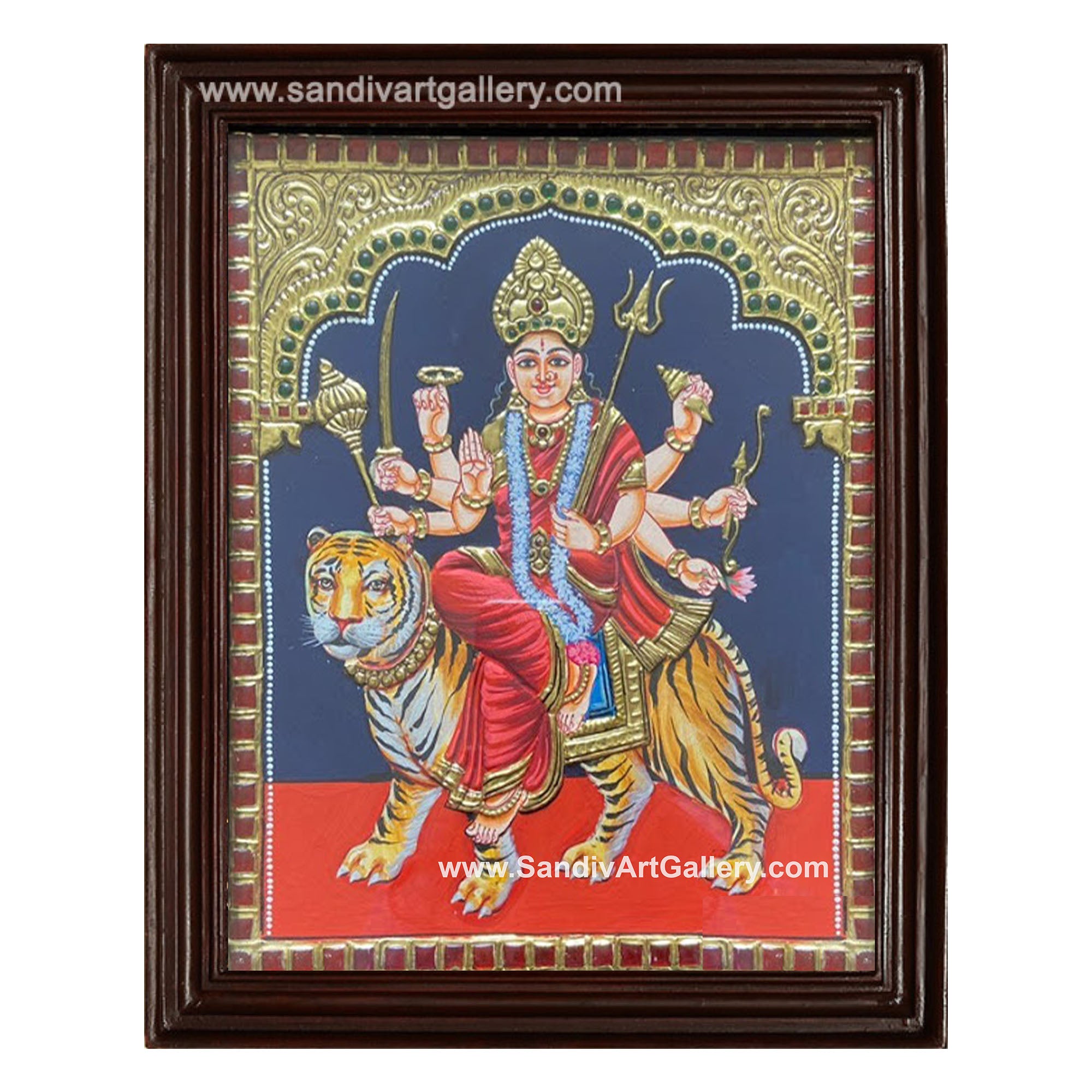 Authentic Durga Tanjore Painting
