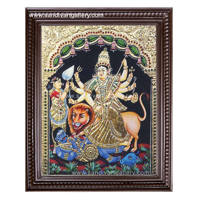 Durgai Amman Tanjore Painting