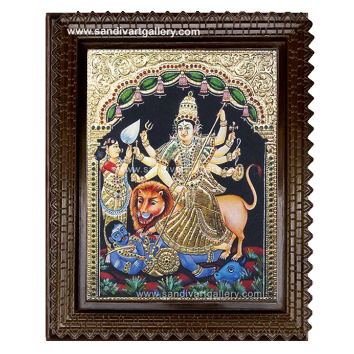 Durgai Amman Tanjore Painting