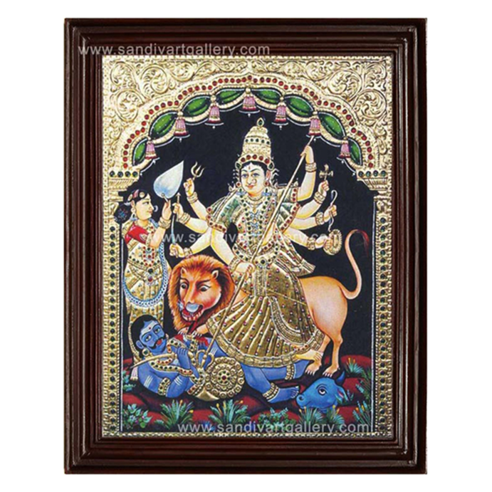 Durgai Amman Tanjore Painting