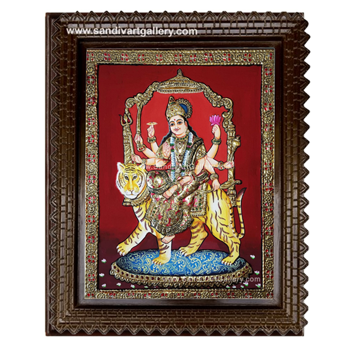 Durga Tanjore Painting