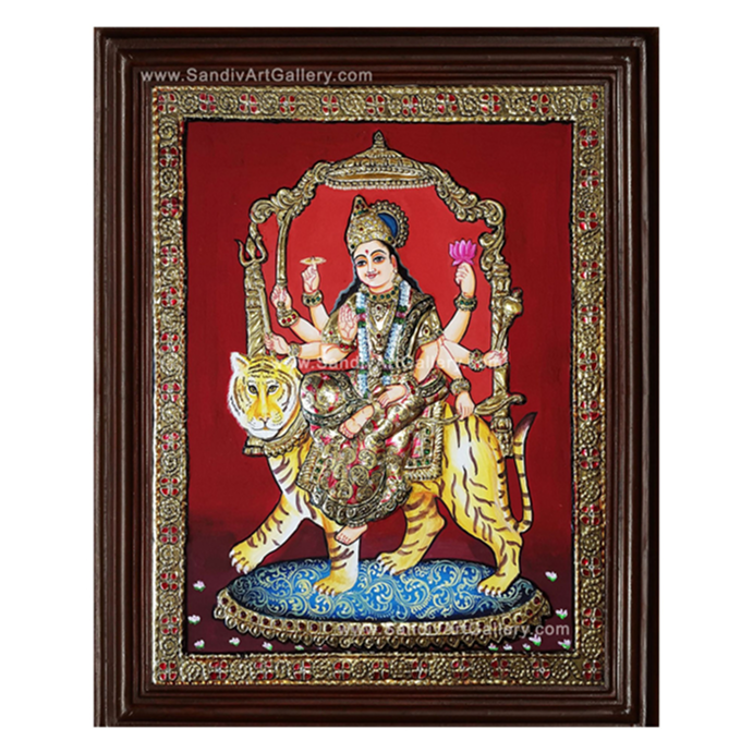 Durga Tanjore Painting