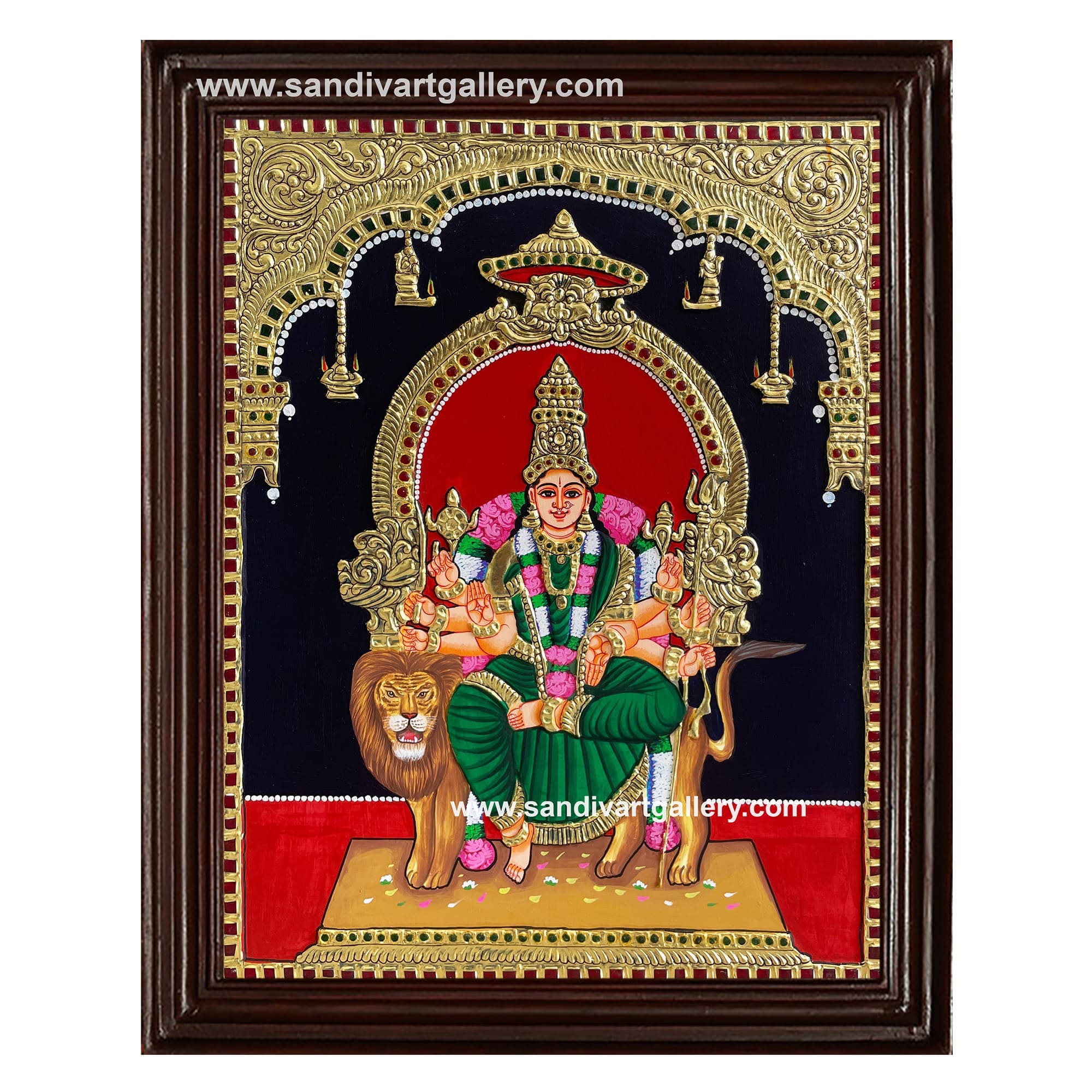 Durga Tanjore Painting 3