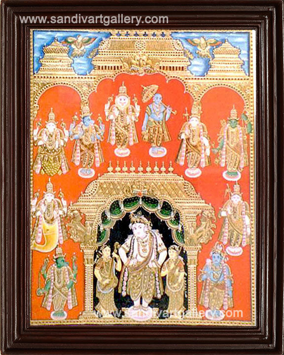 Dasavatharam Tanjore Painting