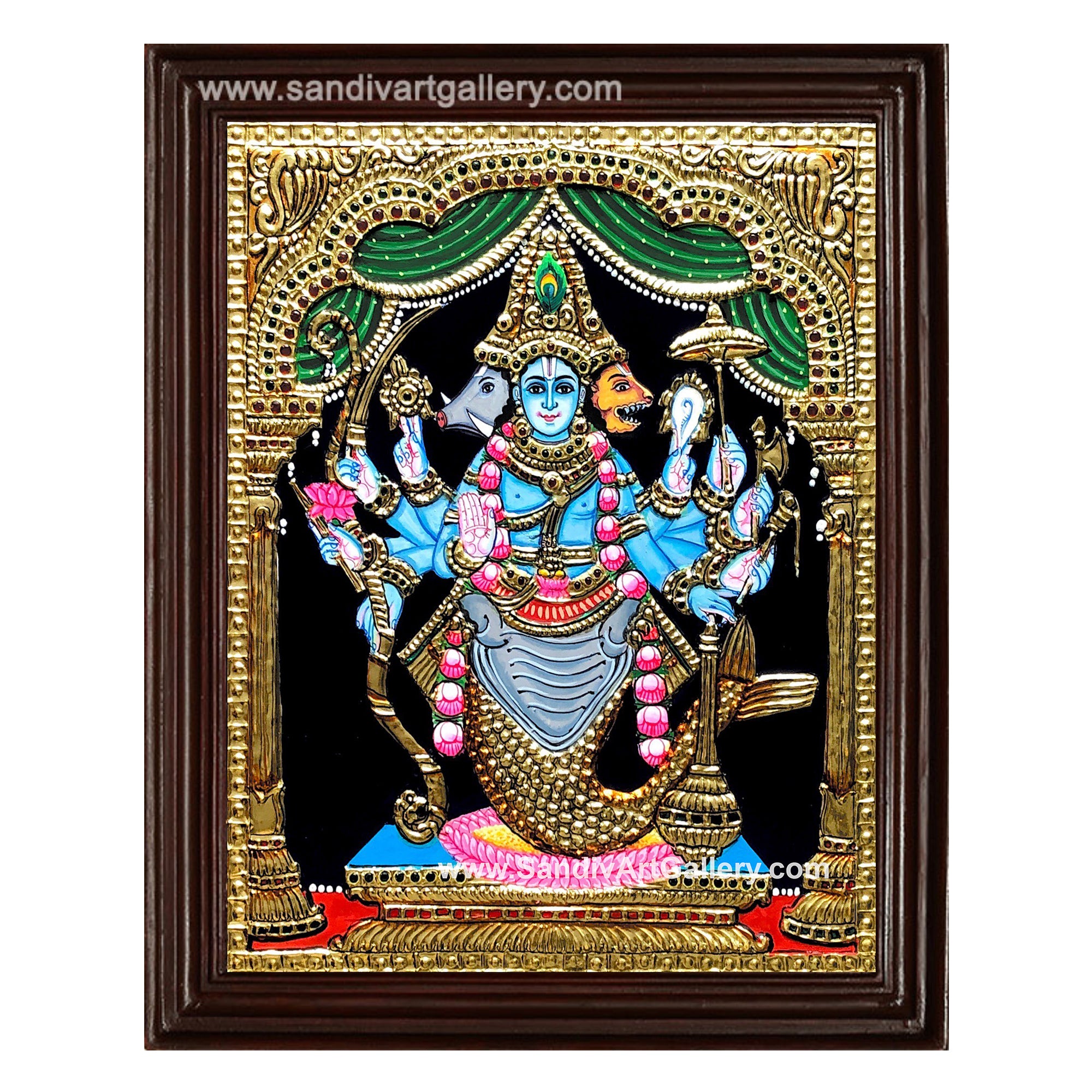 Dhasavatharam Tanjore Painting