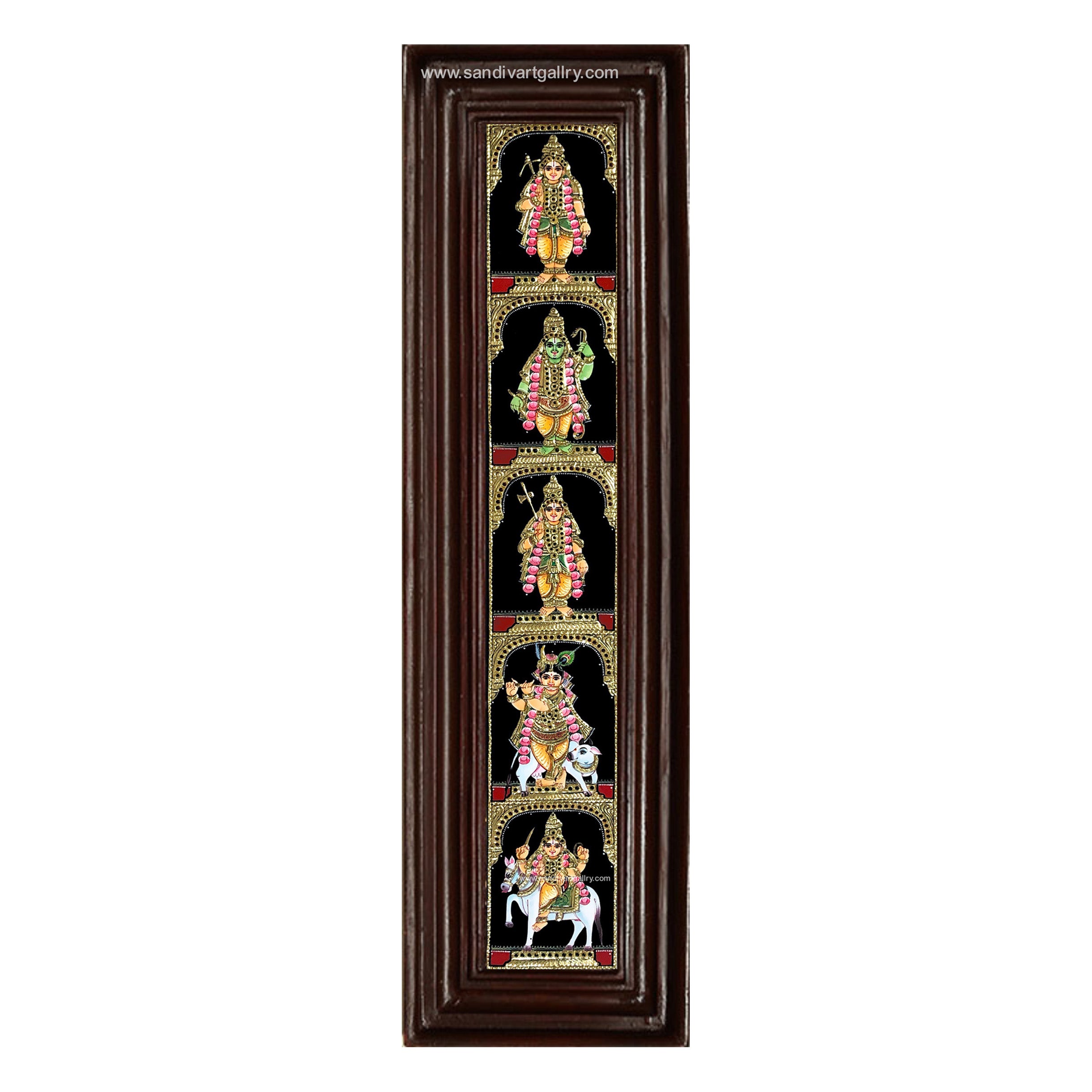Dasavatharam Two Panels Tanjore Painting