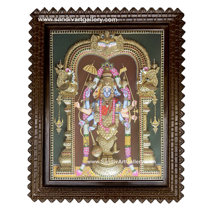 Dasavatharam 3D Embossed Tanjore Painting