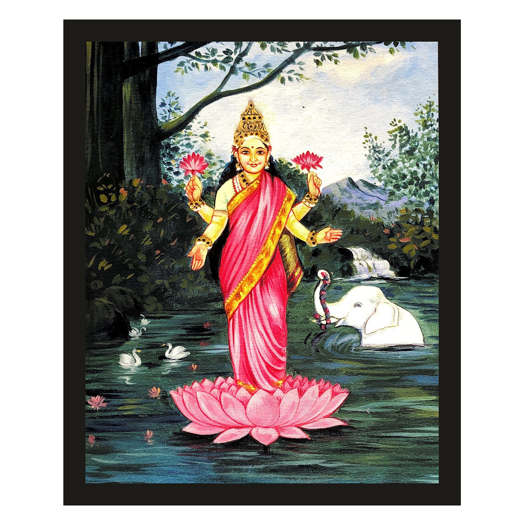 Lakshmi Fusion Painting