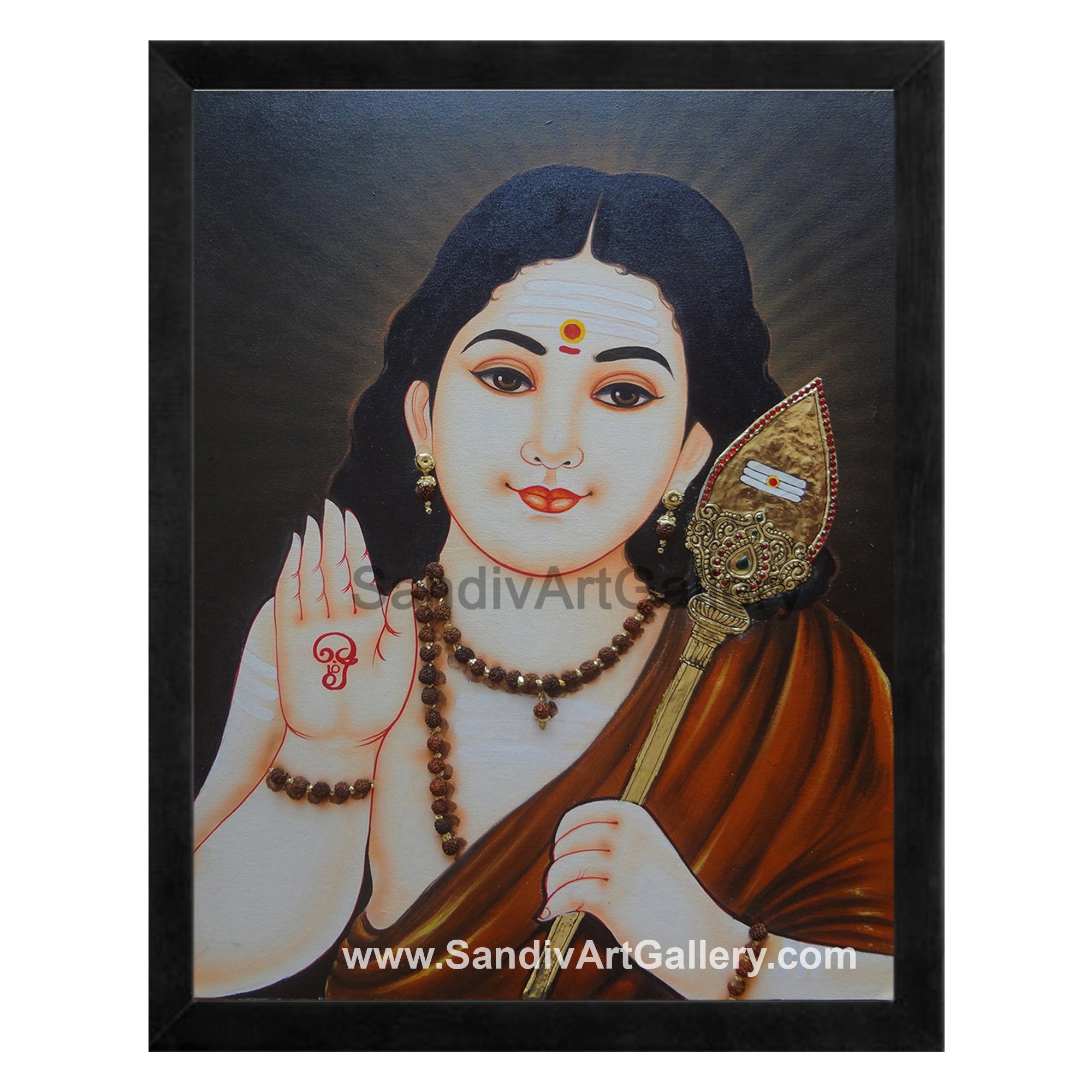 Subramanya Swamy Fusion Painting
