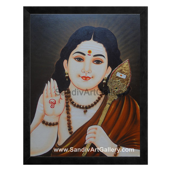 Subramanya Swamy Fusion Painting