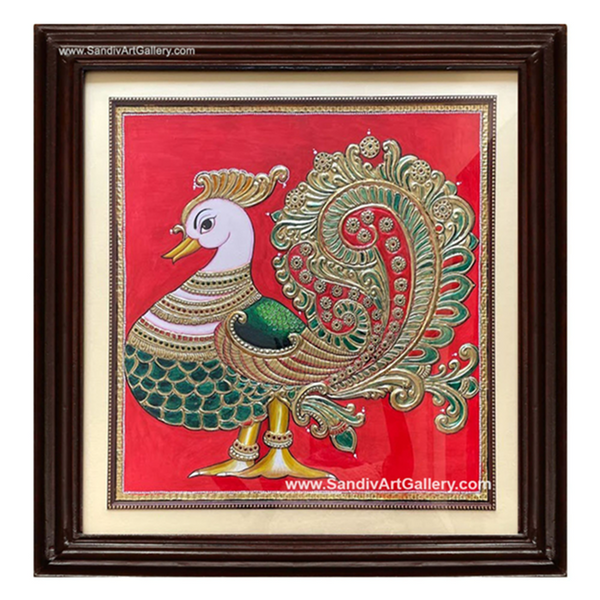 Anna Pakshi Tanjore Painting