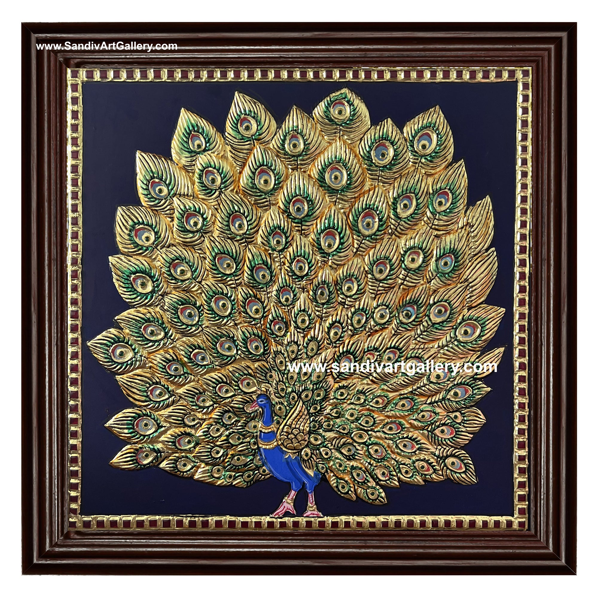 Peacock Tanjore Painting