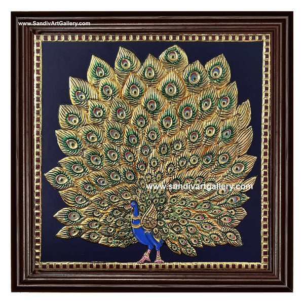 Peacock Tanjore Painting