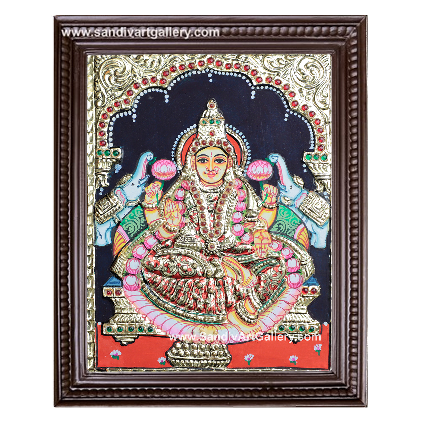 Ghajalakshmi Tanjore Painting1