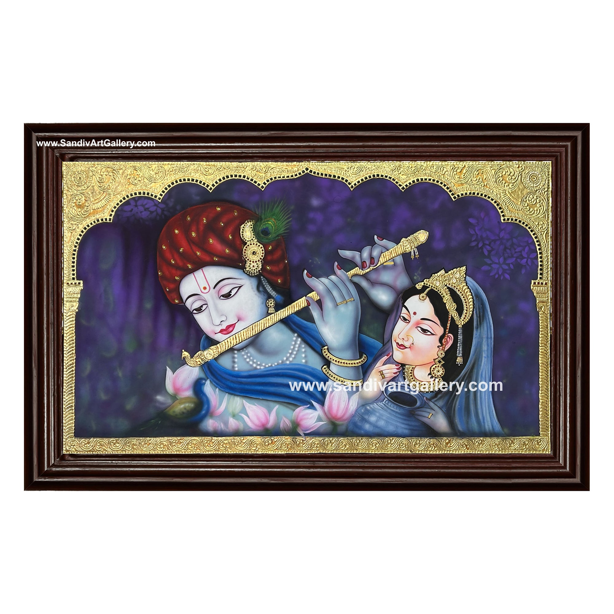 Radha Krishna Tanjore Painting