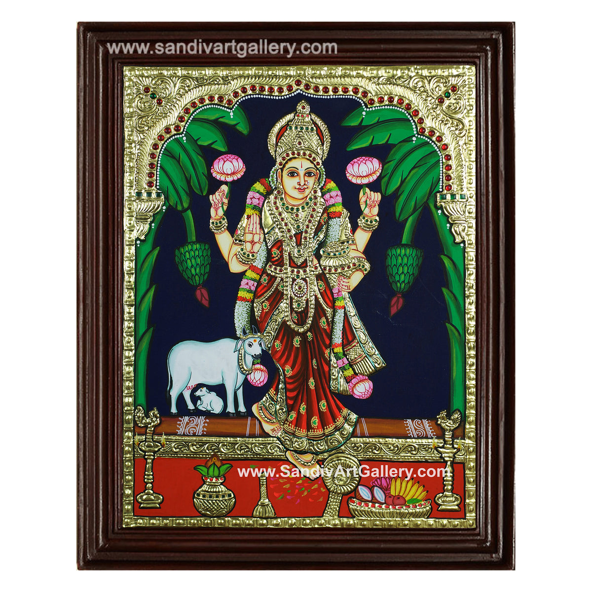 Graha Lakshmi Tanjore Painting