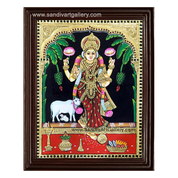 Graha Lakshmi Tanjore Painting