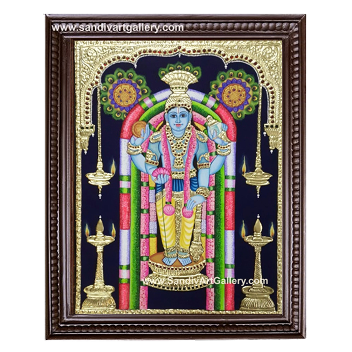 Guruvayurappan Tanjore Painting