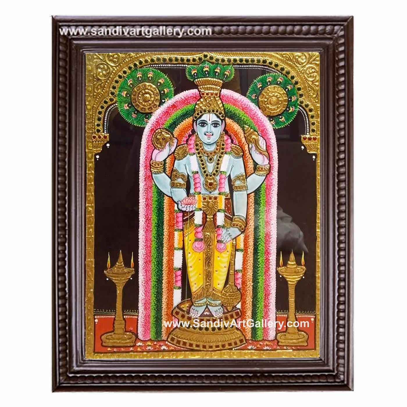 Guruvayurappan Tanjore Painting1