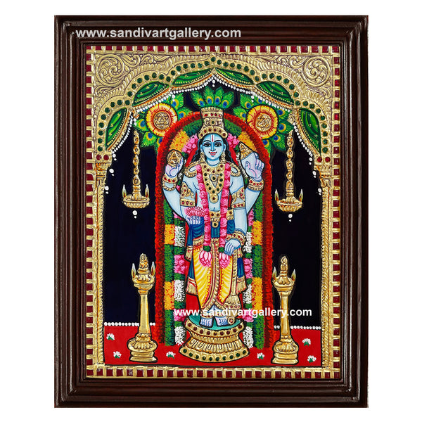 Guruvayoorappan Tanjore Painting2