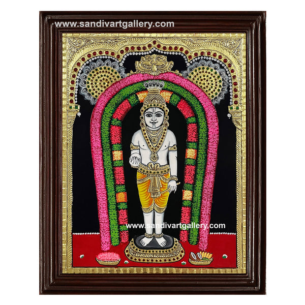 Guruvayoorappan Tanjore Painting