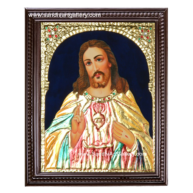 Jesus Christ Tanjore Painting
