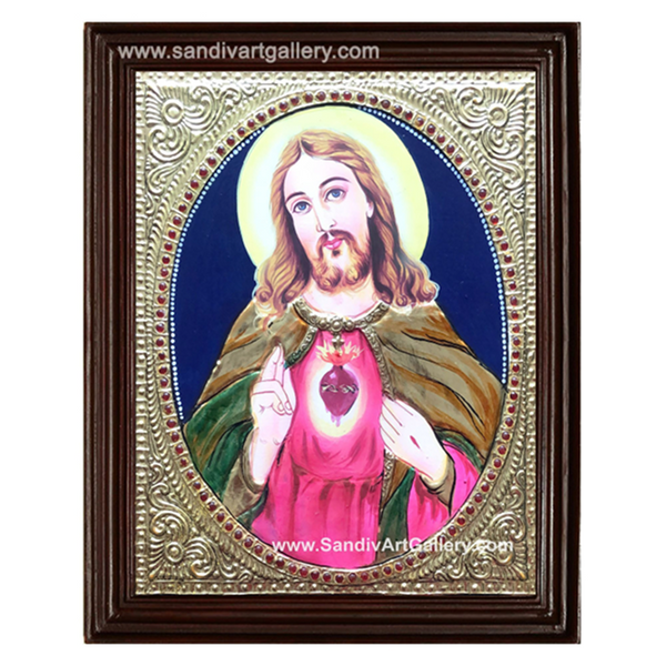 Jesus Tanjore Painting