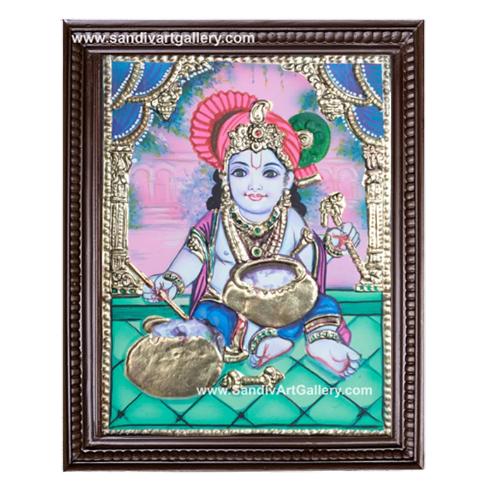 Krishna Tanjore Painting