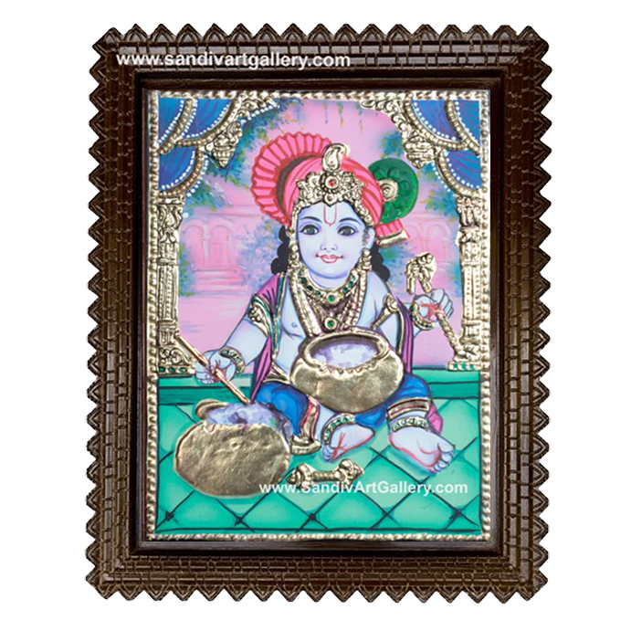 Krishna Tanjore Painting