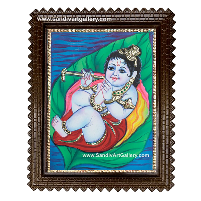 Alilai Krishna Tanjore Paintings