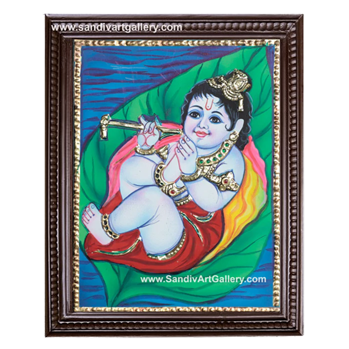 Alilai Krishna Tanjore Paintings