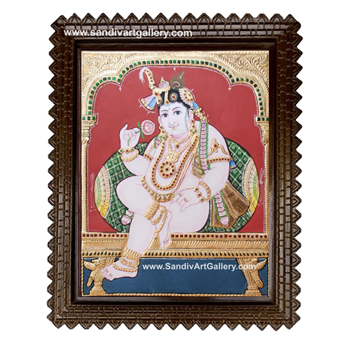 Krishna Tanjore Painting 2