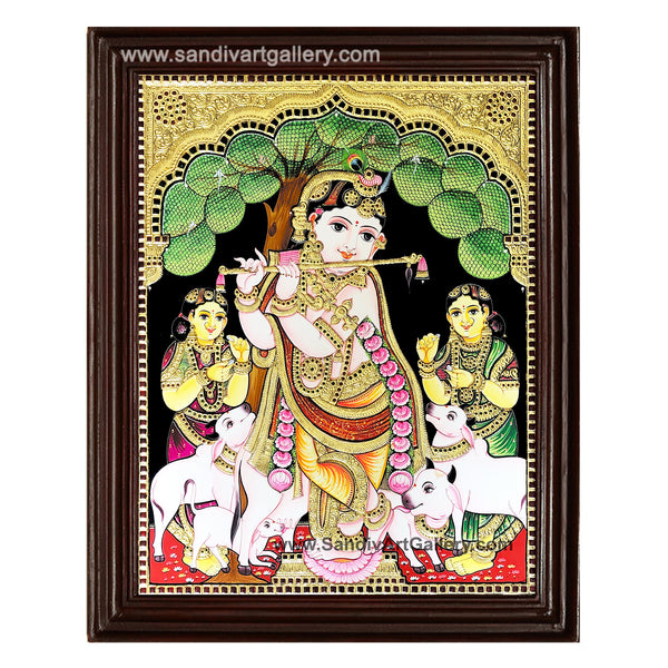 Krishna Tanjore Painting
